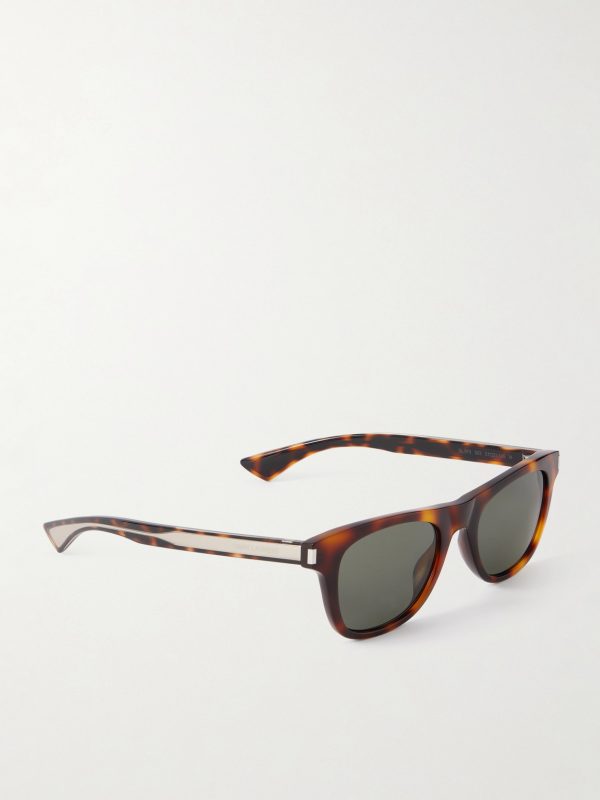 Square-Frame Tortoiseshell Acetate Sunglasses - FR Square-Frame Tortoiseshell Acetate Sunglasses - FR