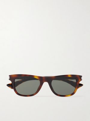 Square-Frame Tortoiseshell Acetate Sunglasses