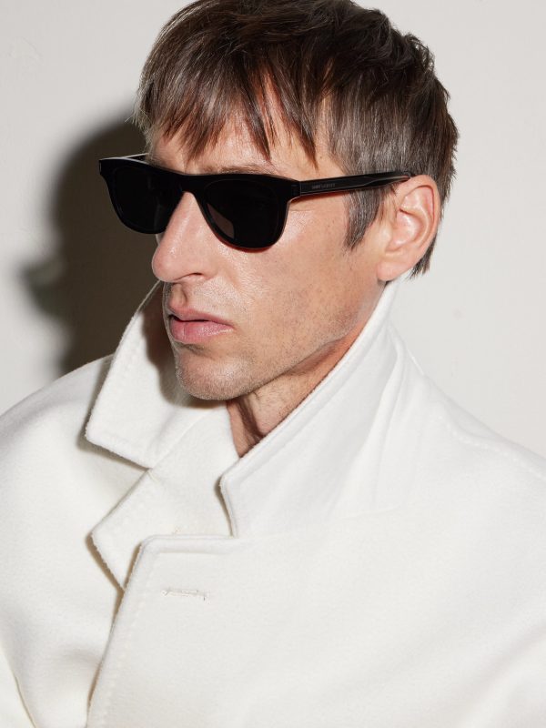 Square-Frame Acetate Sunglasses - BK Square-Frame Acetate Sunglasses - BK