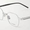 Round-Frame Silver-Tone Optical Glasses - CU