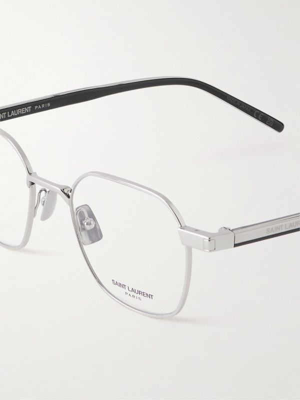 Round-Frame Silver-Tone Optical Glasses - CU