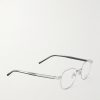 Round-Frame Silver-Tone Optical Glasses - FR