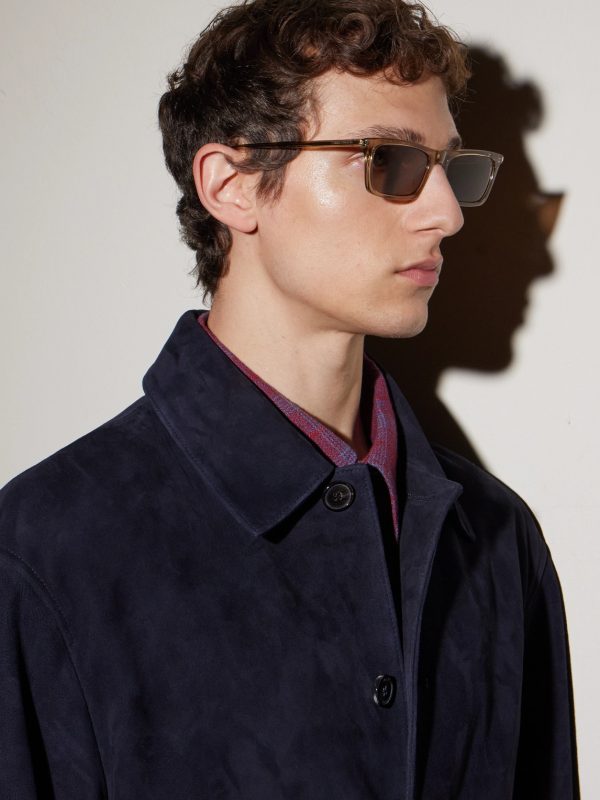 SL 890 Betty Rectangular-Frame Acetate Sunglasses - BK SL 890 Betty Rectangular-Frame Acetate Sunglasses - BK