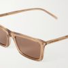 SL 890 Betty Rectangular-Frame Acetate Sunglasses - CU SL 890 Betty Rectangular-Frame Acetate Sunglasses - CU