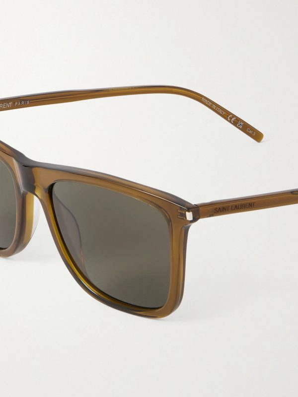 Square-Frame Acetate Sunglasses - CU