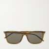 Square-Frame Acetate Sunglasses