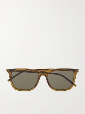 Square-Frame Acetate Sunglasses