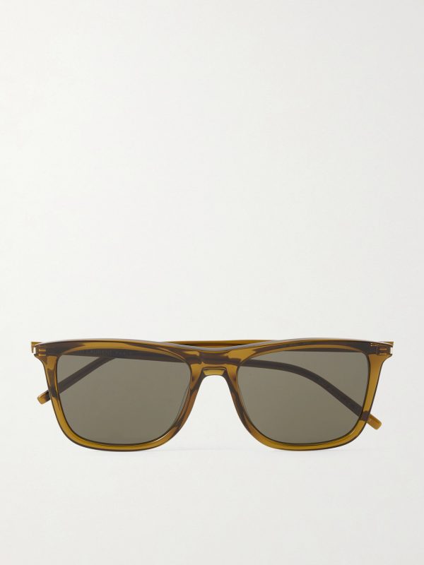 Square-Frame Acetate Sunglasses
