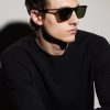 Square-Frame Acetate Sunglasses - OU