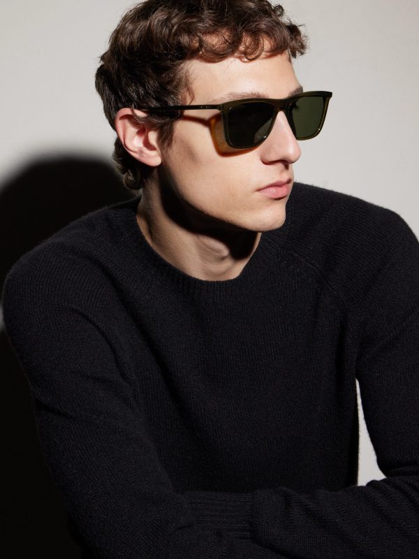 Square-Frame Acetate Sunglasses - OU
