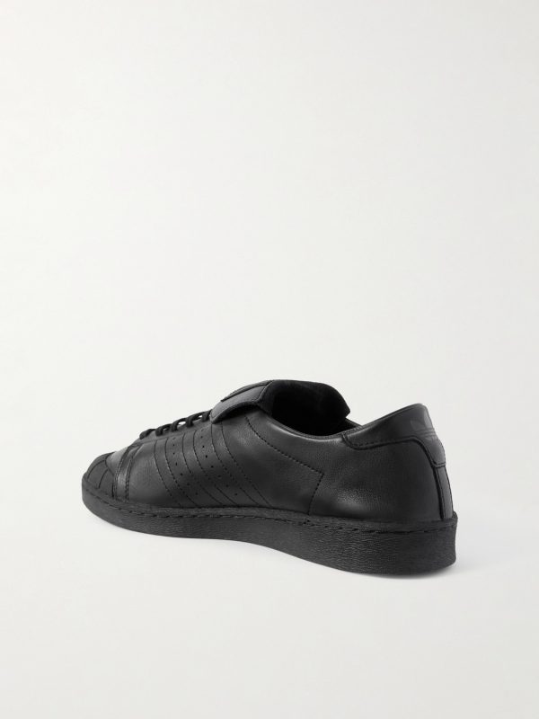 + Willy Chavarria Jabbar Leather Sneakers - BK + Willy Chavarria Jabbar Leather Sneakers - BK