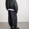+ Willy Chavarria Striped Satin Bomber Jacket - BK + Willy Chavarria Striped Satin Bomber Jacket - BK