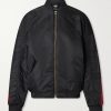 + Willy Chavarria Striped Satin Bomber Jacket + Willy Chavarria Striped Satin Bomber Jacket