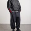 + Willy Chavarria Striped Satin Bomber Jacket - OU + Willy Chavarria Striped Satin Bomber Jacket - OU