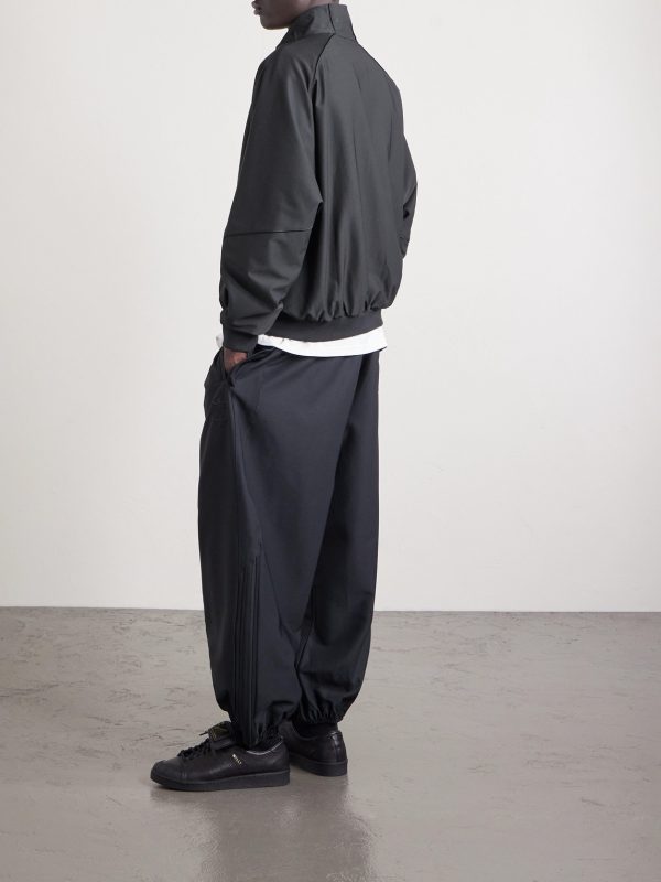 + Willy Chavarria Logo-Embroidered Jersey Jacket - BK + Willy Chavarria Logo-Embroidered Jersey Jacket - BK