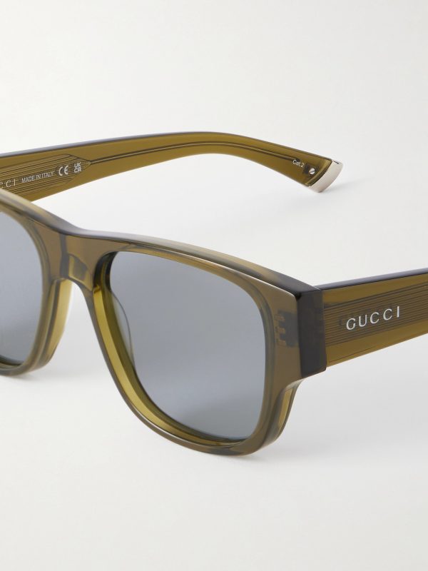 Square-Frame Acetate Sunglasses - CU Square-Frame Acetate Sunglasses - CU
