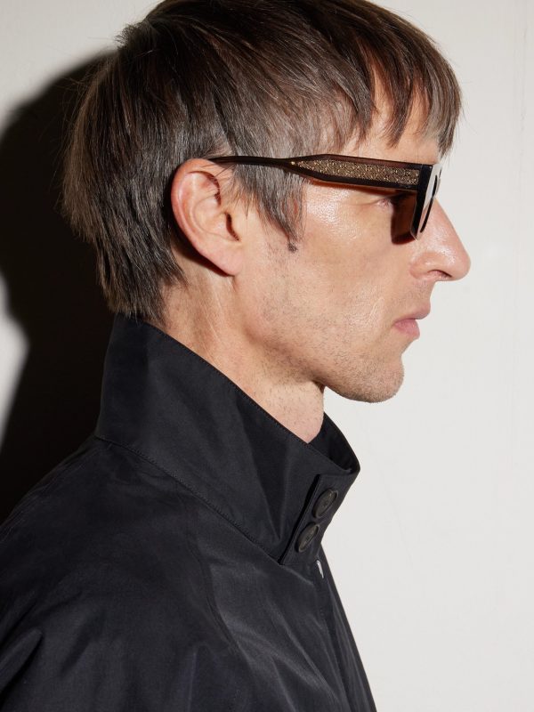 Square-Frame Tortoiseshell Acetate and Gold-Tone Sunglasses - BK
