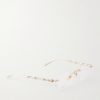 Bamboo Square-Frame Gold-Tone Glasses - FR Bamboo Square-Frame Gold-Tone Glasses - FR