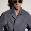 Aviator-Style Silver-Tone Sunglasses - OU