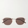 Round-Frame Gold-Tone Sunglasses Round-Frame Gold-Tone Sunglasses