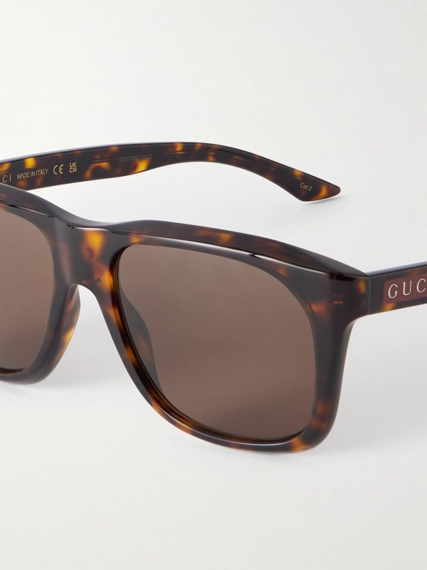Square-Frame Acetate Sunglasses - CU