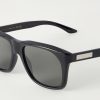 Square-Frame Acetate Sunglasses - CU Square-Frame Acetate Sunglasses - CU