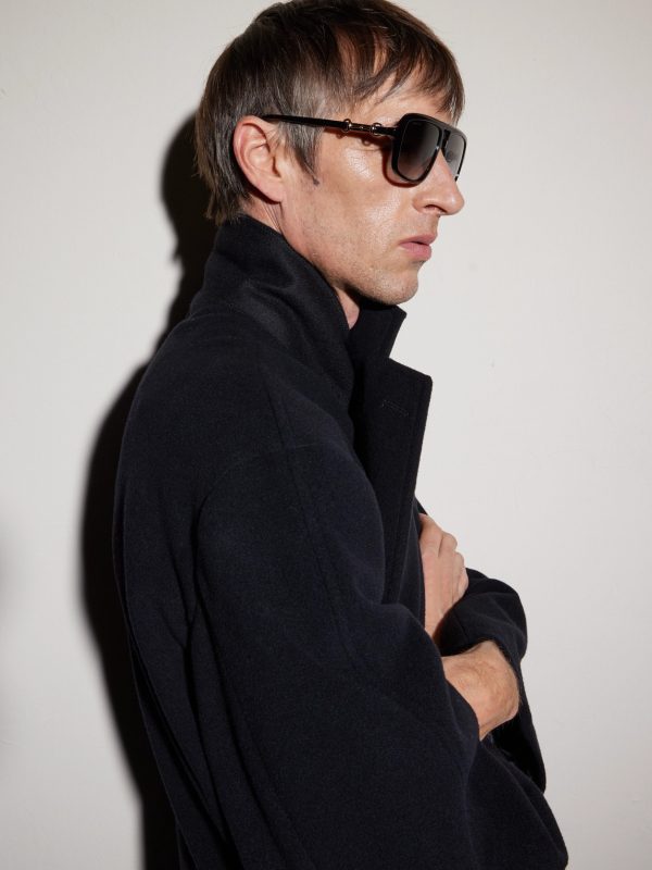 Aviator-Style Horsebit-Embellished Acetate Sunglasses - OU