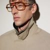 Aviator-Style Horsebit-Embellished Tortoiseshell Acetate Glasses - OU