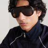 Aviator-Style Tortoiseshell Acetate Sunglasses - OU Aviator-Style Tortoiseshell Acetate Sunglasses - OU
