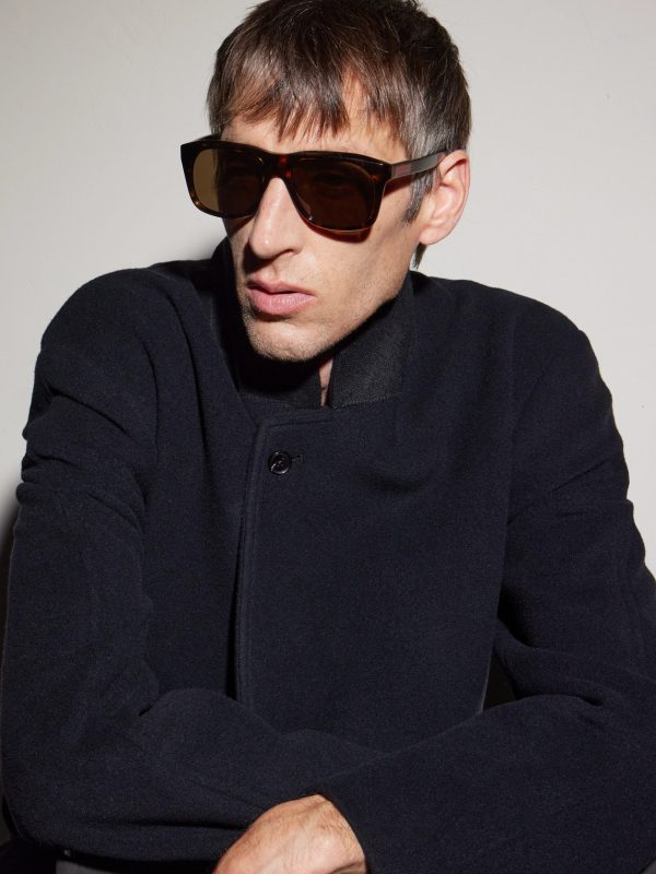 Round-Frame Tortoiseshell Acetate Sunglasses - BK Round-Frame Tortoiseshell Acetate Sunglasses - BK
