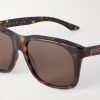 Round-Frame Tortoiseshell Acetate Sunglasses - CU Round-Frame Tortoiseshell Acetate Sunglasses - CU
