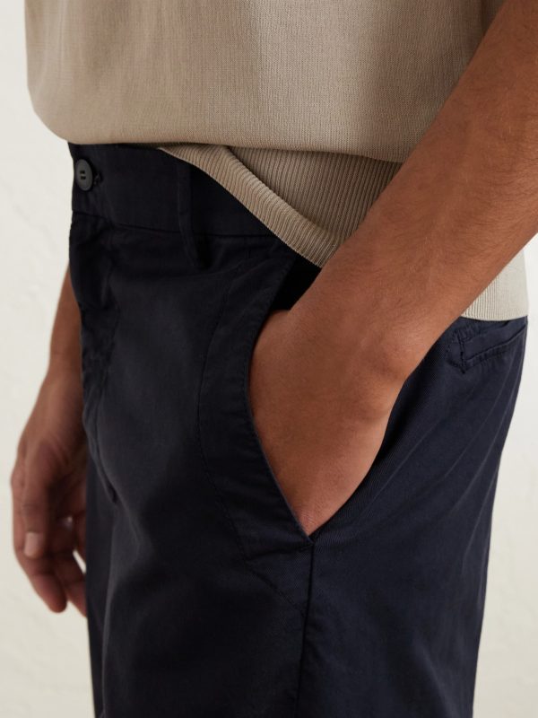 Straight-Leg Stretch Cotton-Blend Shorts - CU Straight-Leg Stretch Cotton-Blend Shorts - CU