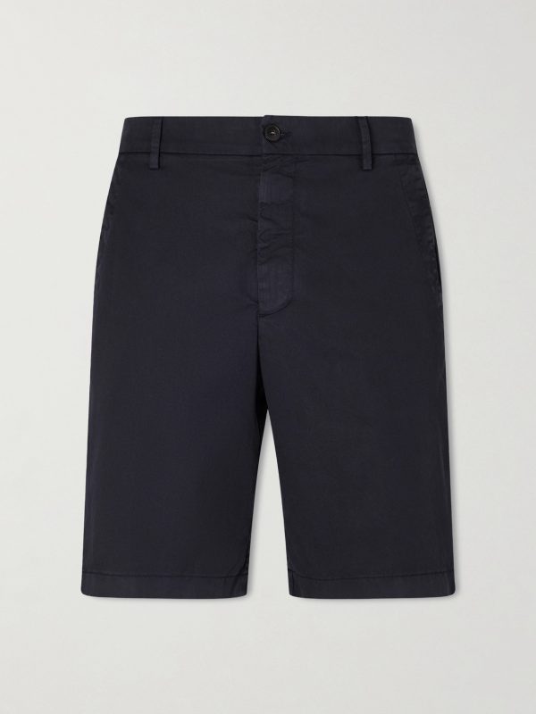 Straight-Leg Stretch Cotton-Blend Shorts Straight-Leg Stretch Cotton-Blend Shorts
