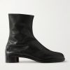 Tabi Split-Toe Textured-Leather Ankle Boots Tabi Split-Toe Textured-Leather Ankle Boots