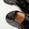 Tabi Babouche Split-Toe Leather Loafers - CU
