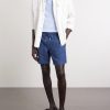 Straight-Leg Herringbone Linen Shorts - OU Straight-Leg Herringbone Linen Shorts - OU
