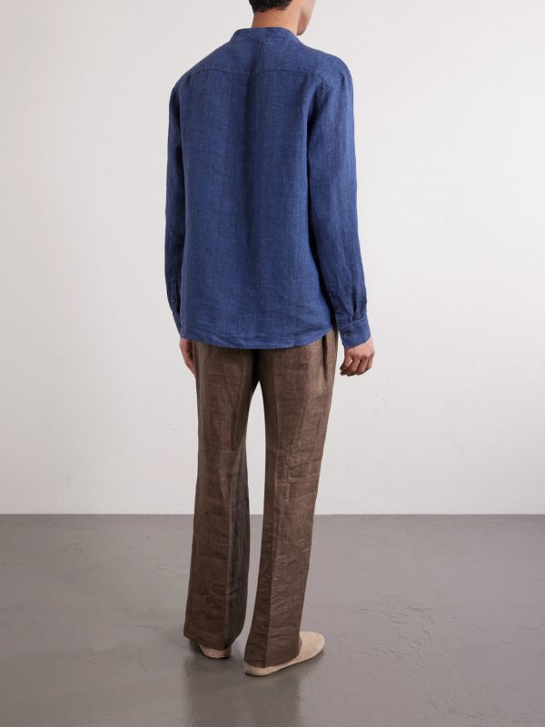Herringbone Linen Shirt - BK