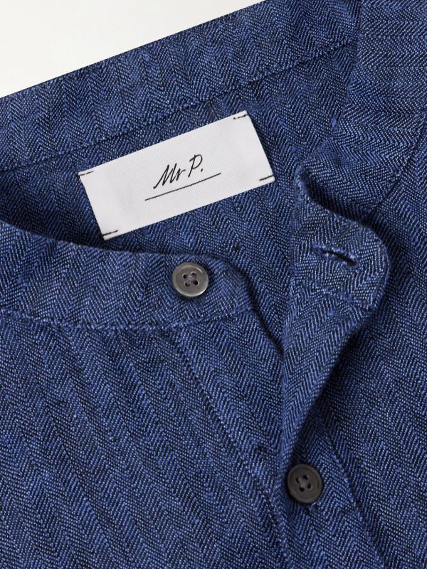Herringbone Linen Shirt - E1
