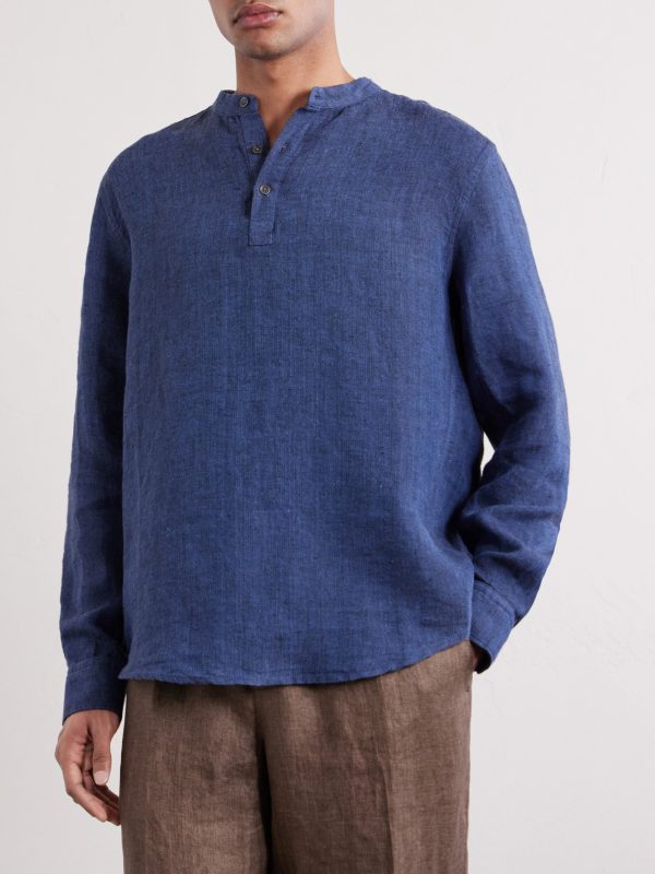Herringbone Linen Shirt - FR