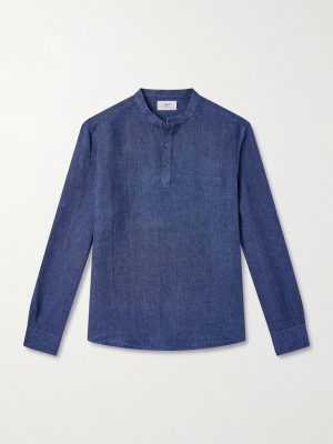 Herringbone Linen Shirt