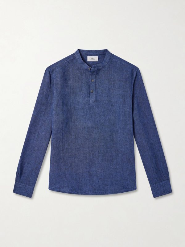 Herringbone Linen Shirt