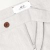 Straight-Leg Herringbone Linen Shorts - E1 Straight-Leg Herringbone Linen Shorts - E1