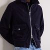 Suede Blouson Jacket - CU Suede Blouson Jacket - CU