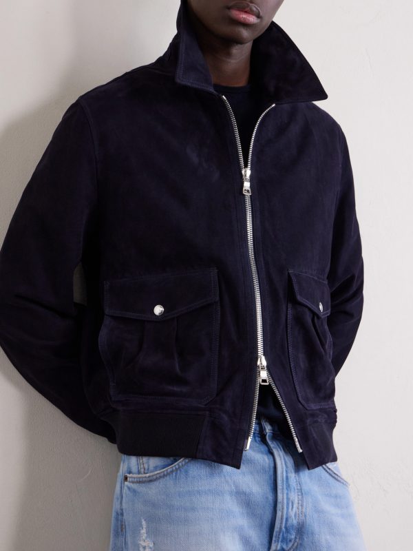Suede Blouson Jacket - CU Suede Blouson Jacket - CU