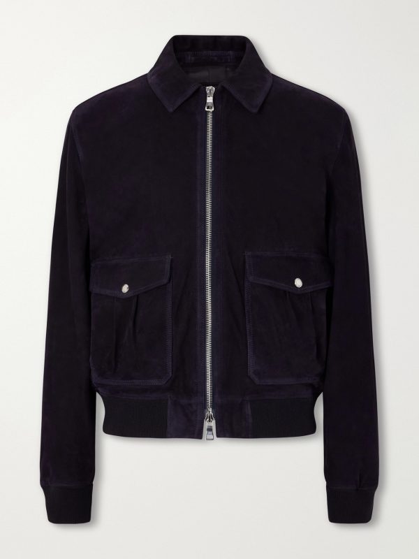 Suede Blouson Jacket Suede Blouson Jacket