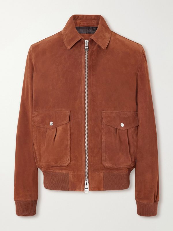 Suede Blouson Jacket Suede Blouson Jacket