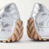 Orbit Flash Suede-Trimmed Metallic Leather Sneakers - CU Orbit Flash Suede-Trimmed Metallic Leather Sneakers - CU