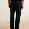 Renato Straight-Leg Pleated Twill Trousers - BK Renato Straight-Leg Pleated Twill Trousers - BK