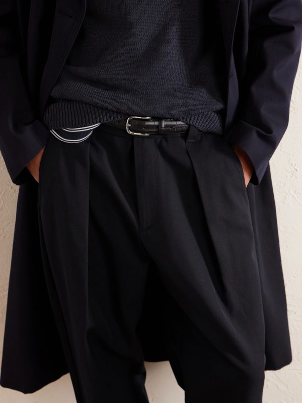 Renato Straight-Leg Pleated Twill Trousers - CU Renato Straight-Leg Pleated Twill Trousers - CU