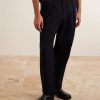 Renato Straight-Leg Pleated Twill Trousers - FR Renato Straight-Leg Pleated Twill Trousers - FR